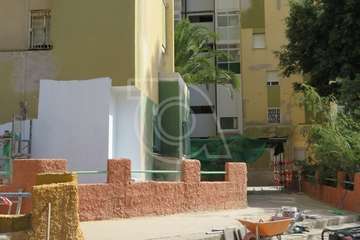 Accidente laboral en las obras del ARRU de Jinámar (Foto TA)